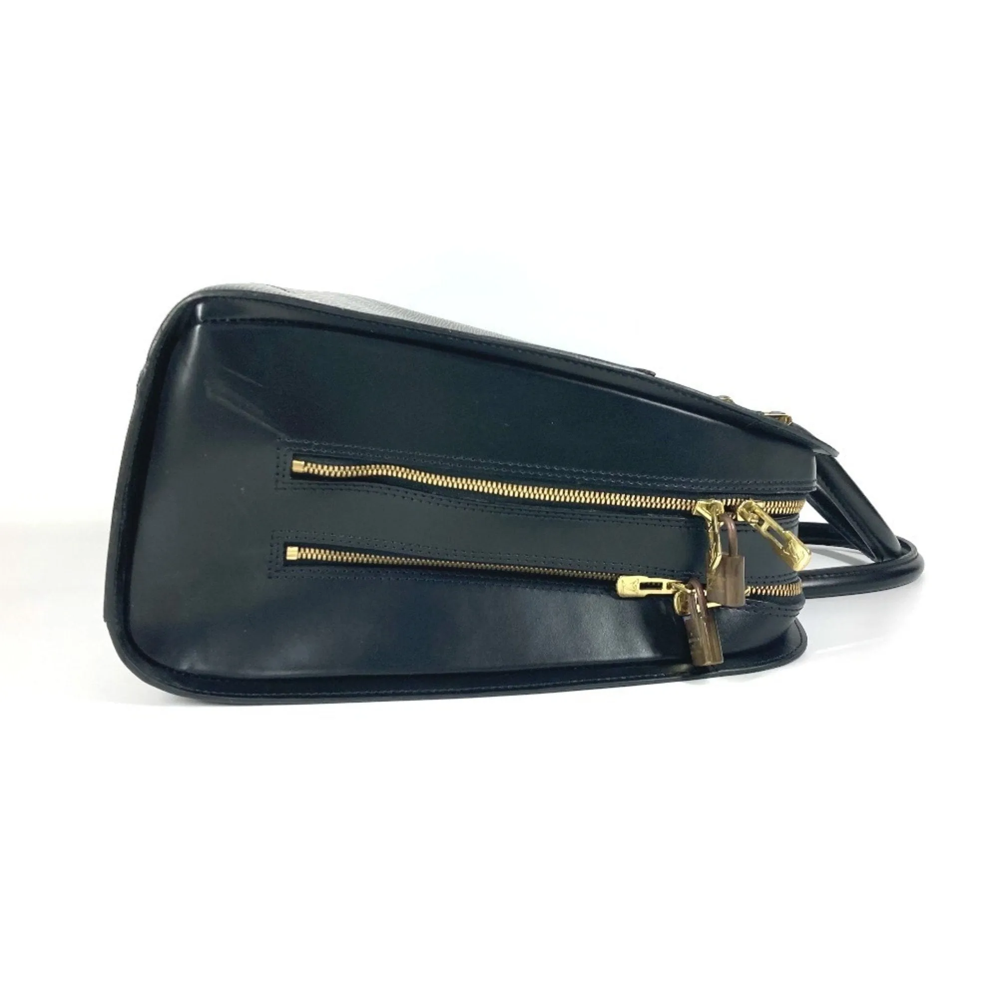 Louis Vuitton Noir Epi Leather Handbag Tote Bag (Pre-Owned)