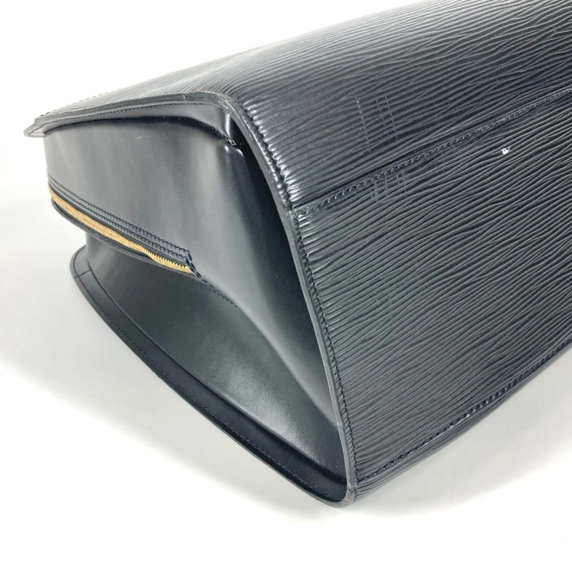 Louis Vuitton Noir Epi Leather Handbag Tote Bag (Pre-Owned)