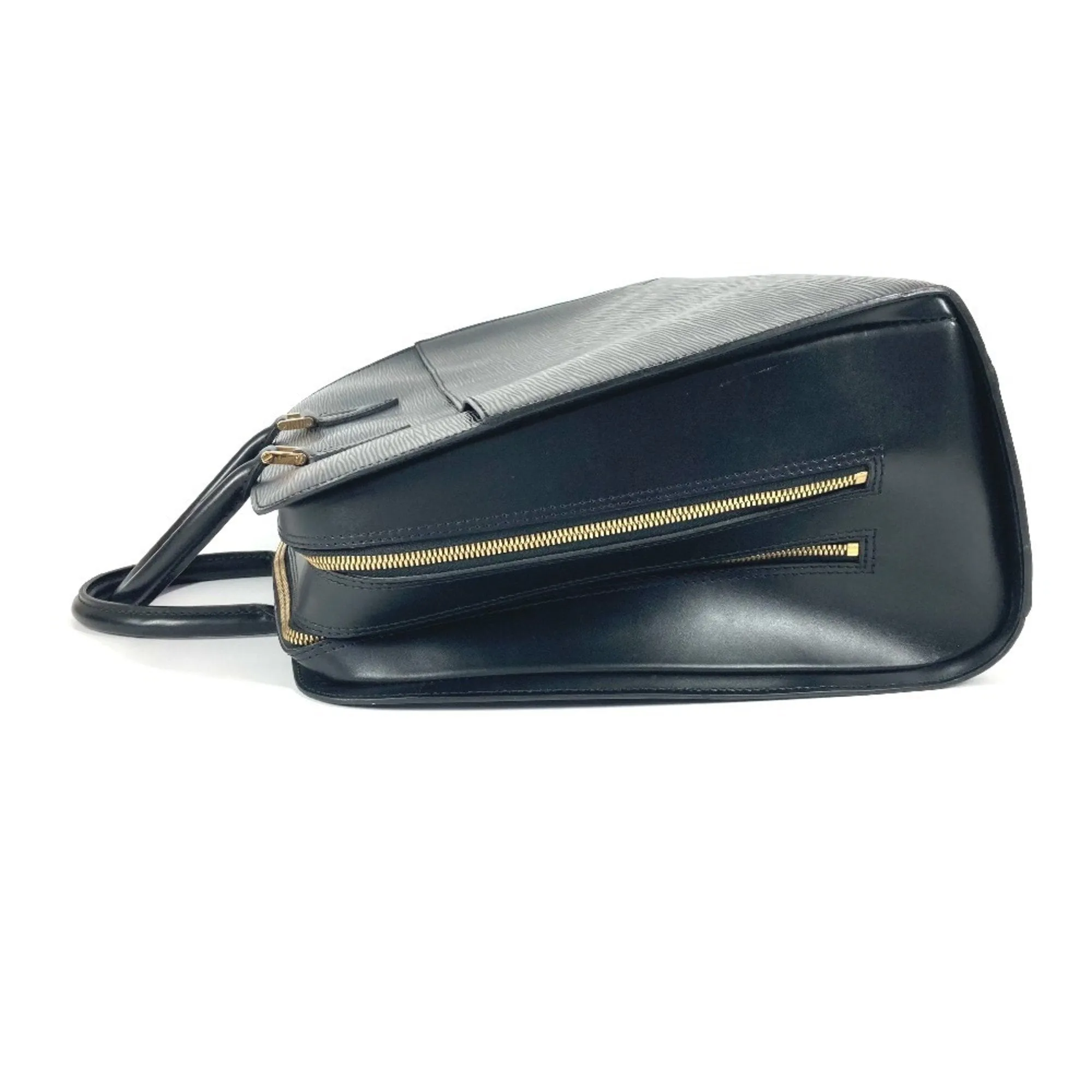 Louis Vuitton Noir Epi Leather Handbag Tote Bag (Pre-Owned)