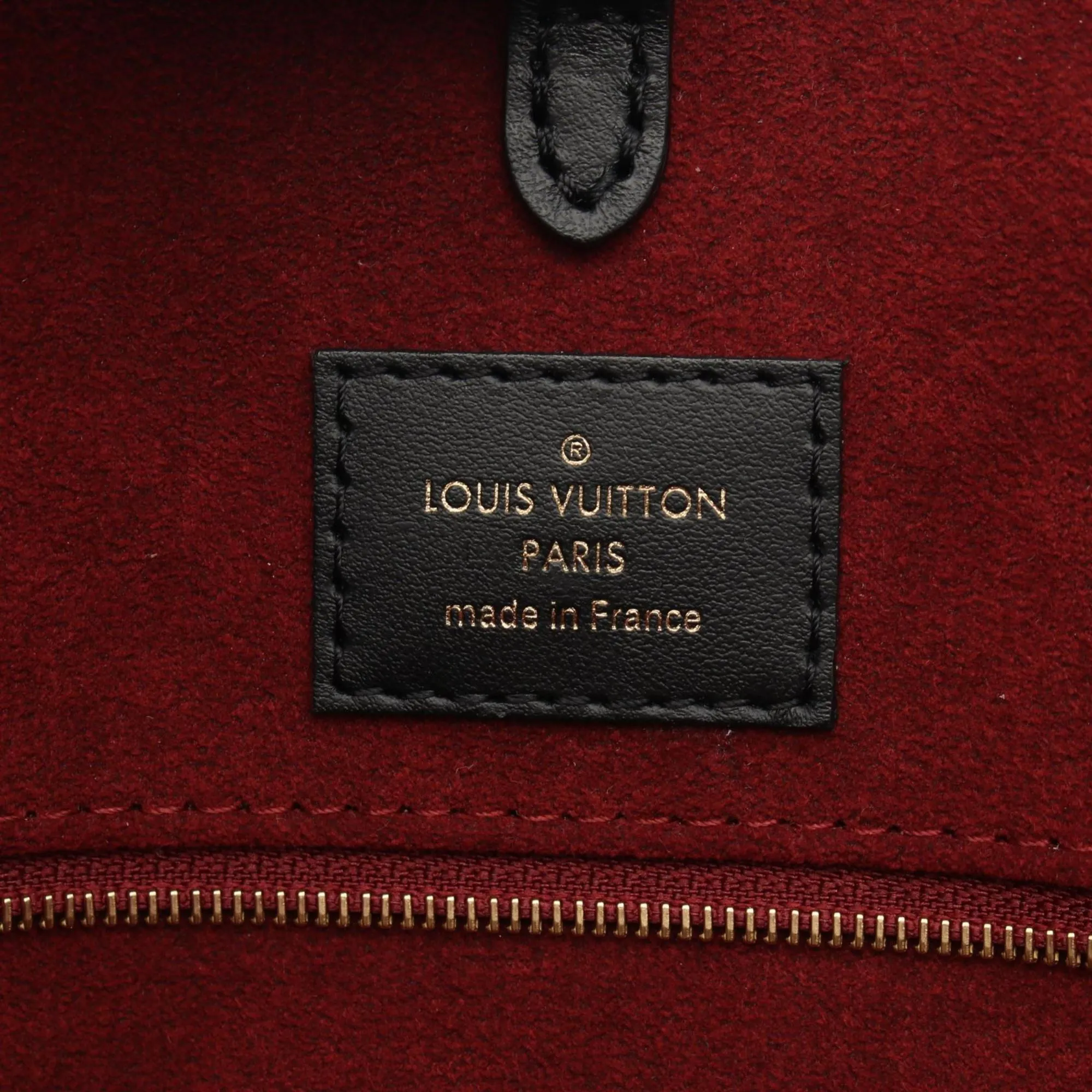 Louis Vuitton  Noir Monogram Empreinte Leather Tote Bag (Pre-Owned)