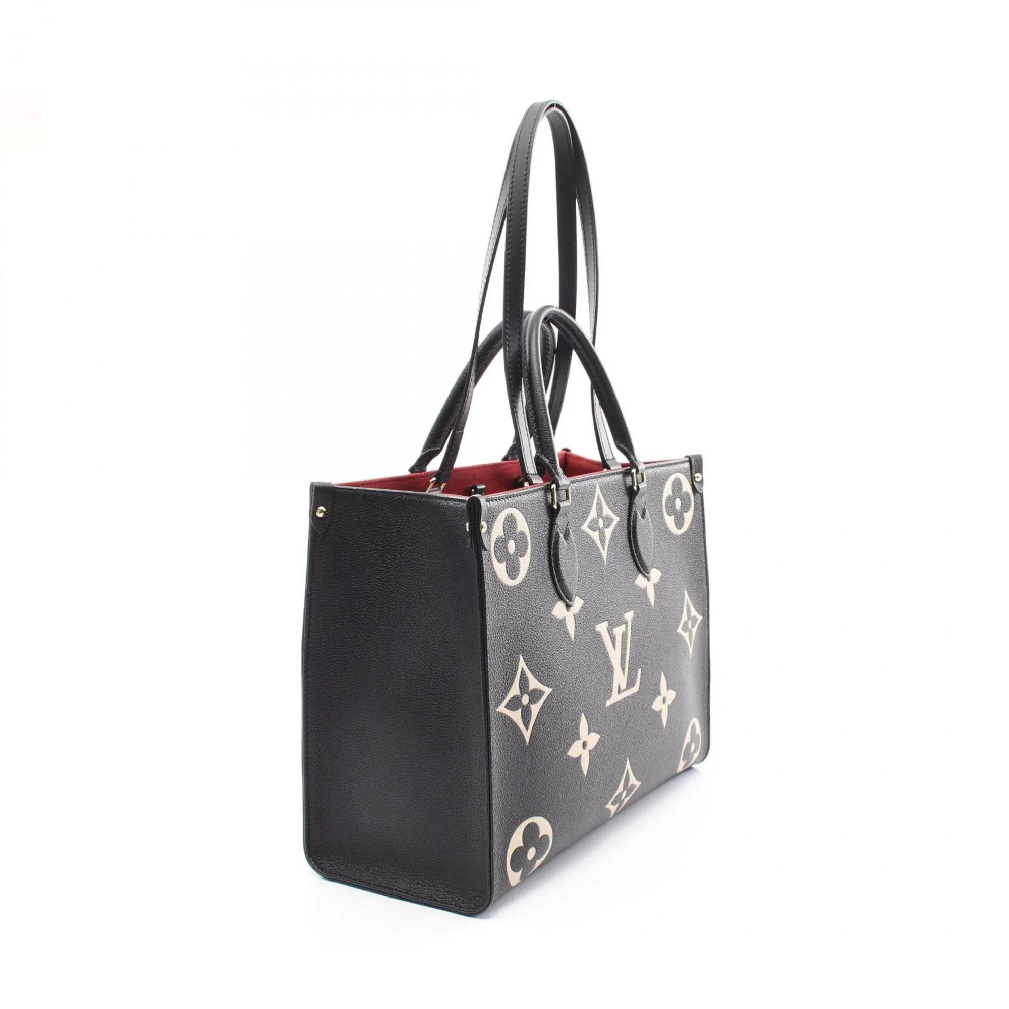 Louis Vuitton  Noir Monogram Empreinte Leather Tote Bag (Pre-Owned)