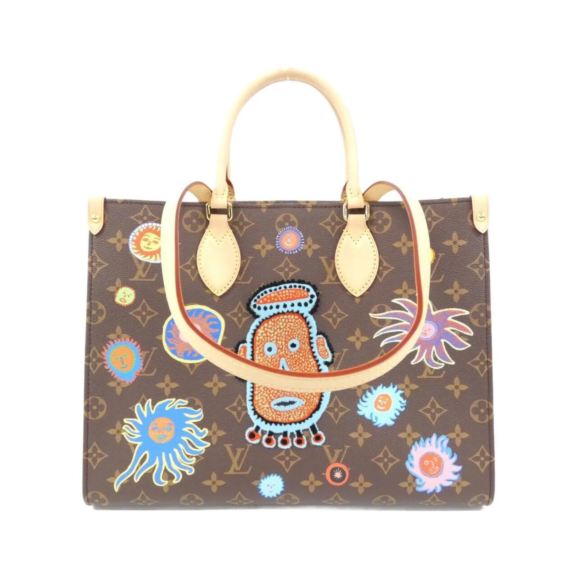 Louis Vuitton On The Go Canvas Tote Bag (Pre-Owned)