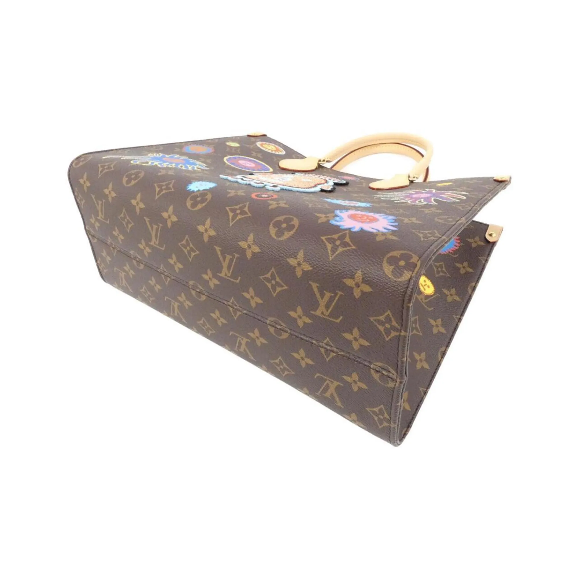 Louis Vuitton On The Go Canvas Tote Bag (Pre-Owned)