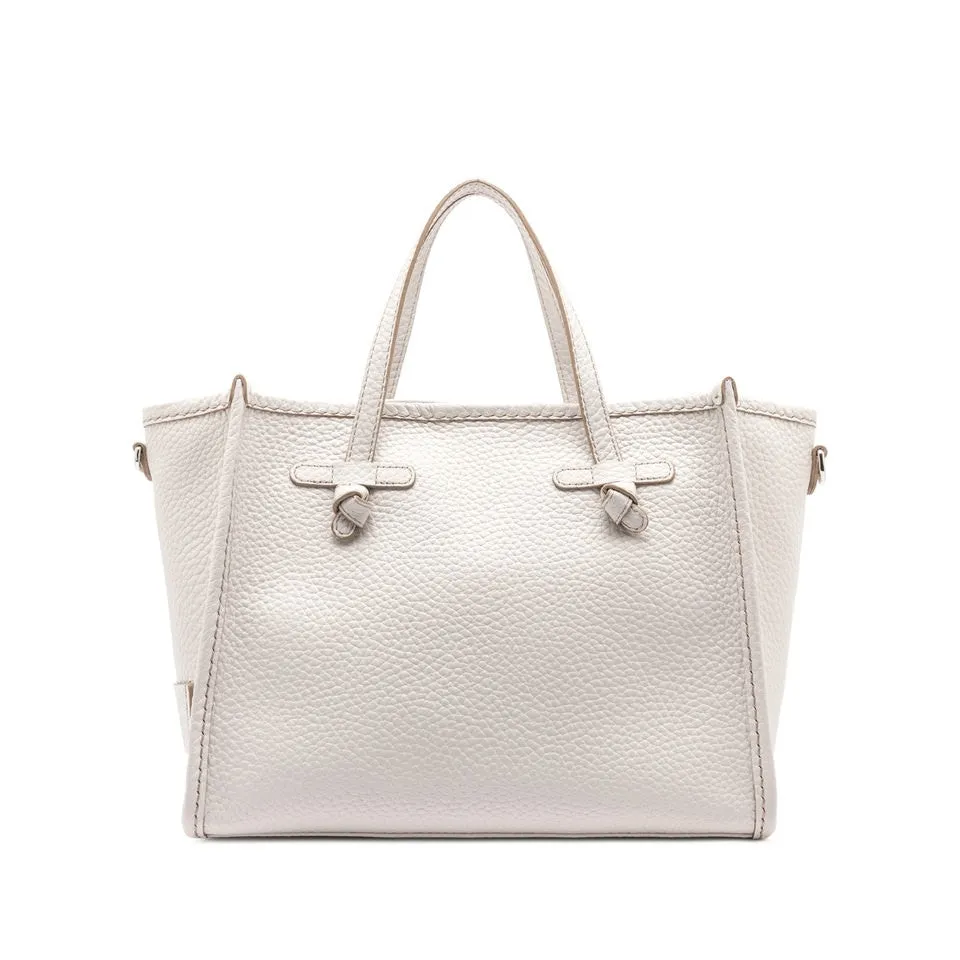 Marcella Structured Calf Leather Shoulder Bag