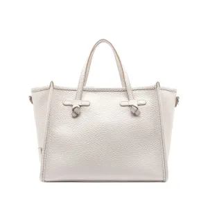 Marcella Structured Calf Leather Shoulder Bag