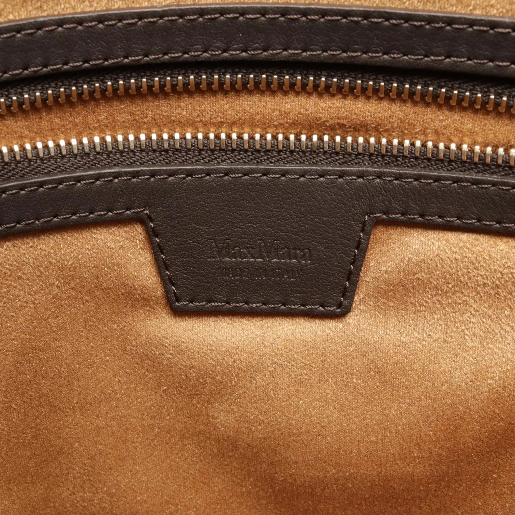 Max Mara Teddy Dog Leather Tote Bag