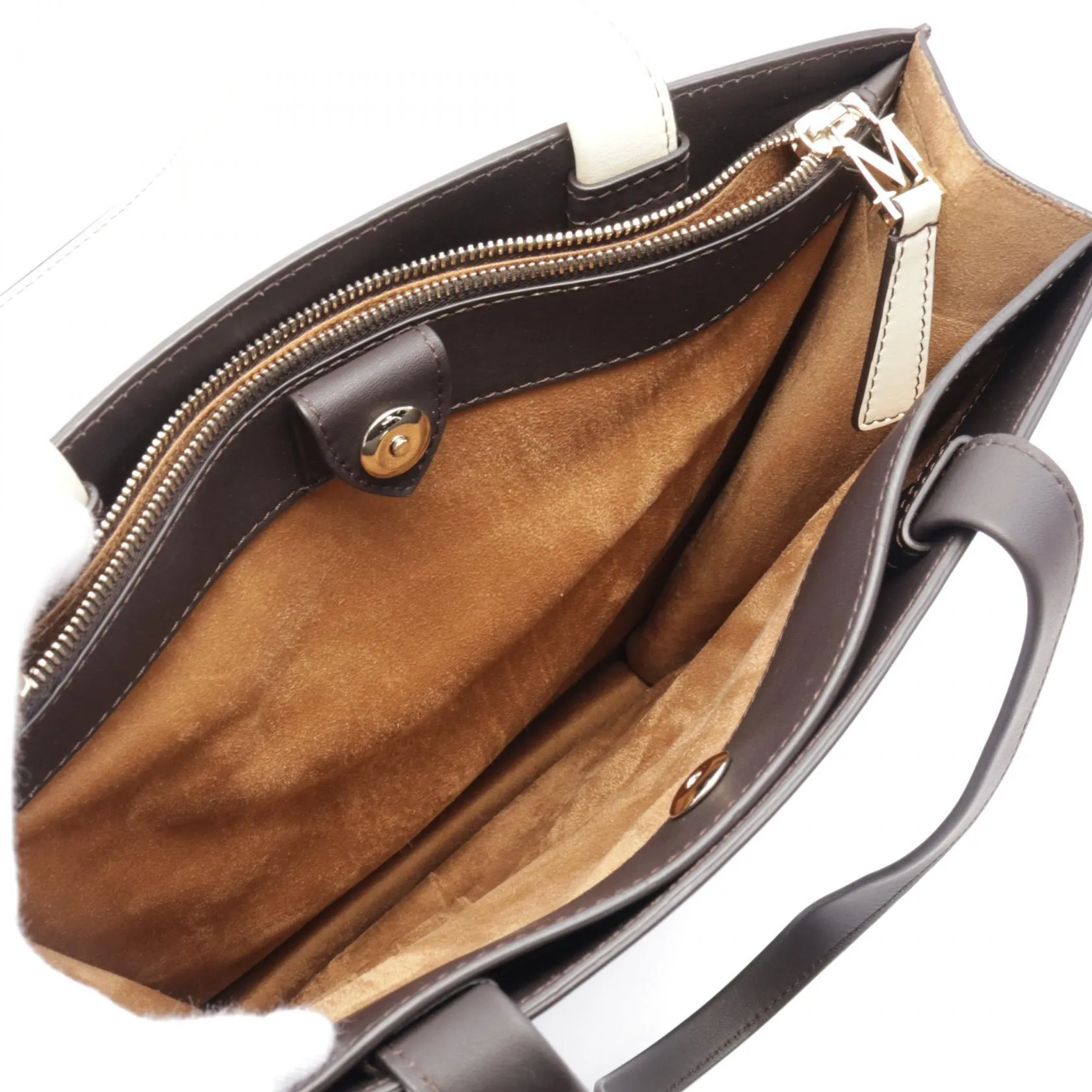 Max Mara Teddy Dog Leather Tote Bag
