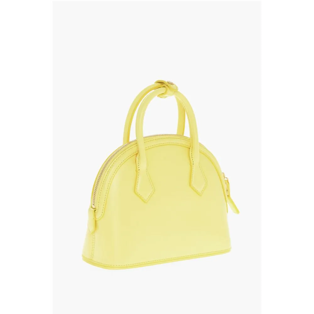 MCM Leather ANNA Crossboby Bag with gold Metal Logo Women's Plaque
