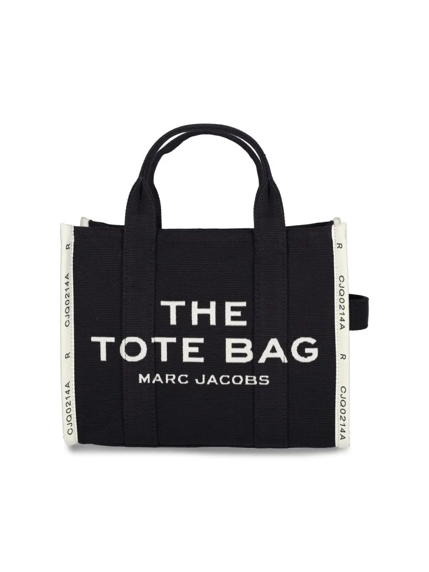 Medium Tote Bag "The Jacquard Tote"  Black