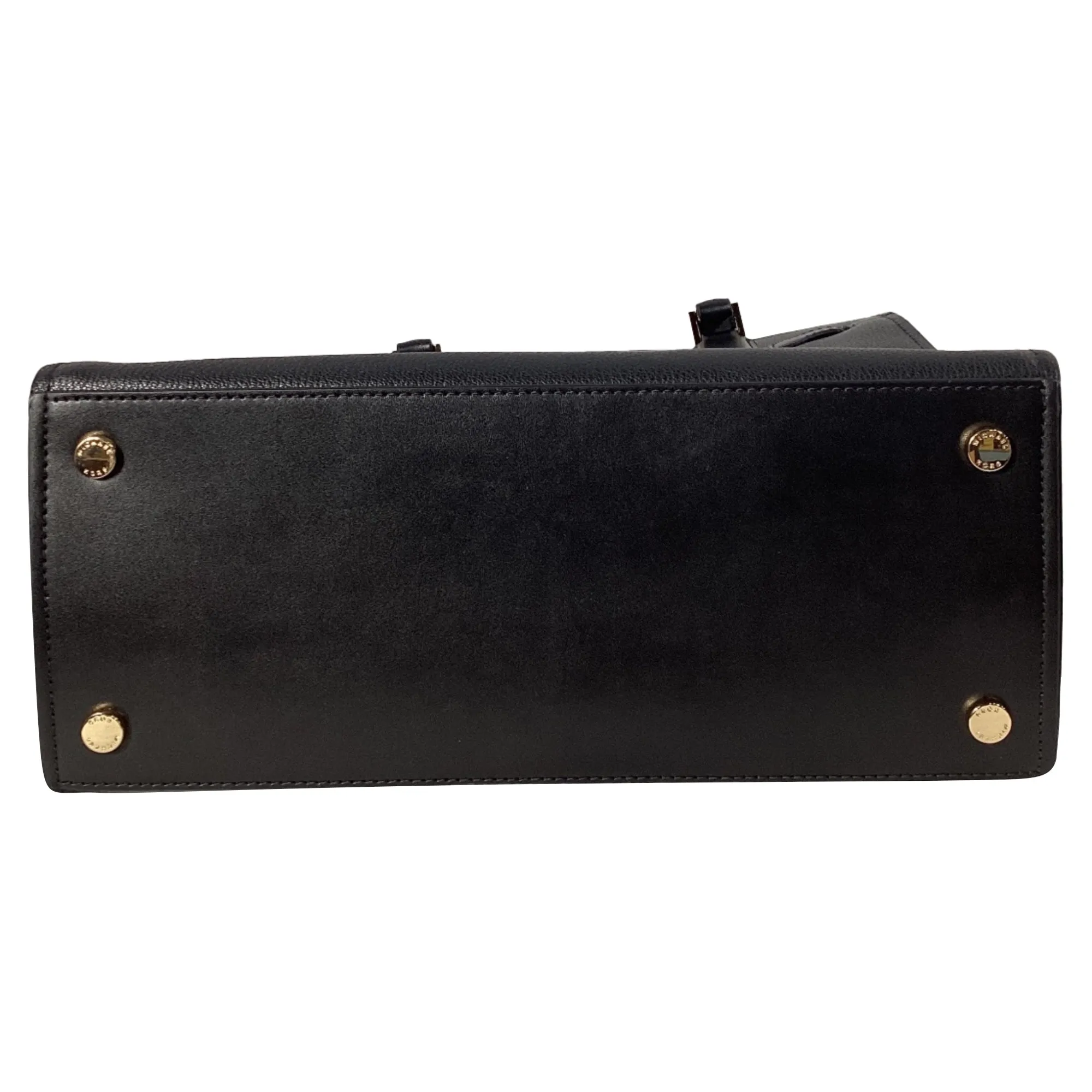 Michael Kors Hamilton Medium Satchel in Black Leather