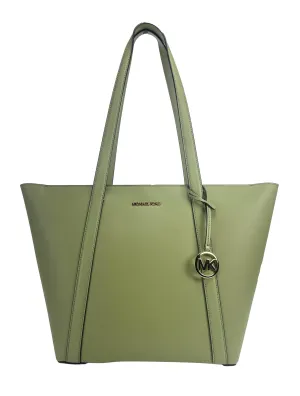 Michael Kors Large Pratt Shoulder Zip Tote Bag  Women's Sage