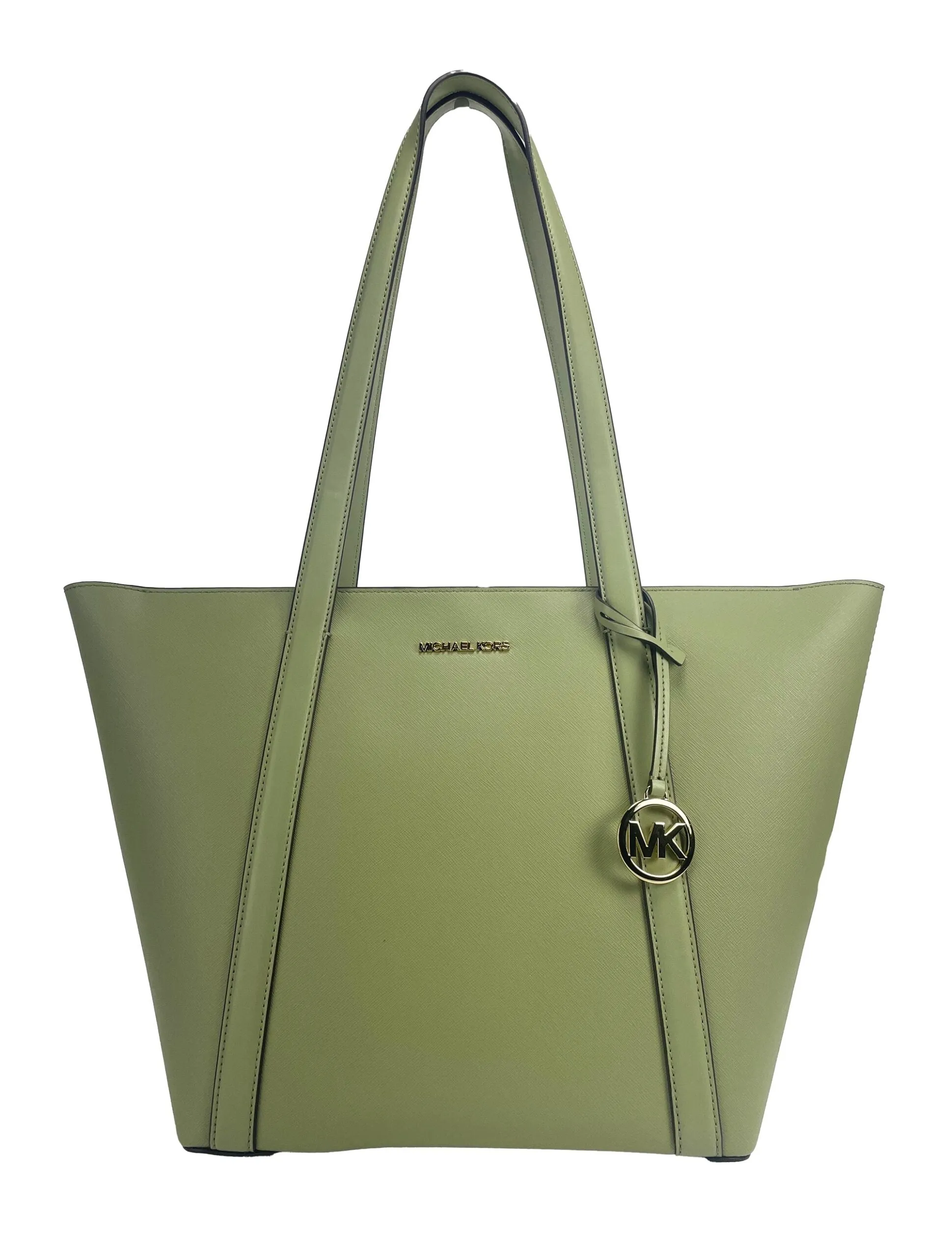Michael Kors Large Pratt Shoulder Zip Tote Bag  Women's Sage
