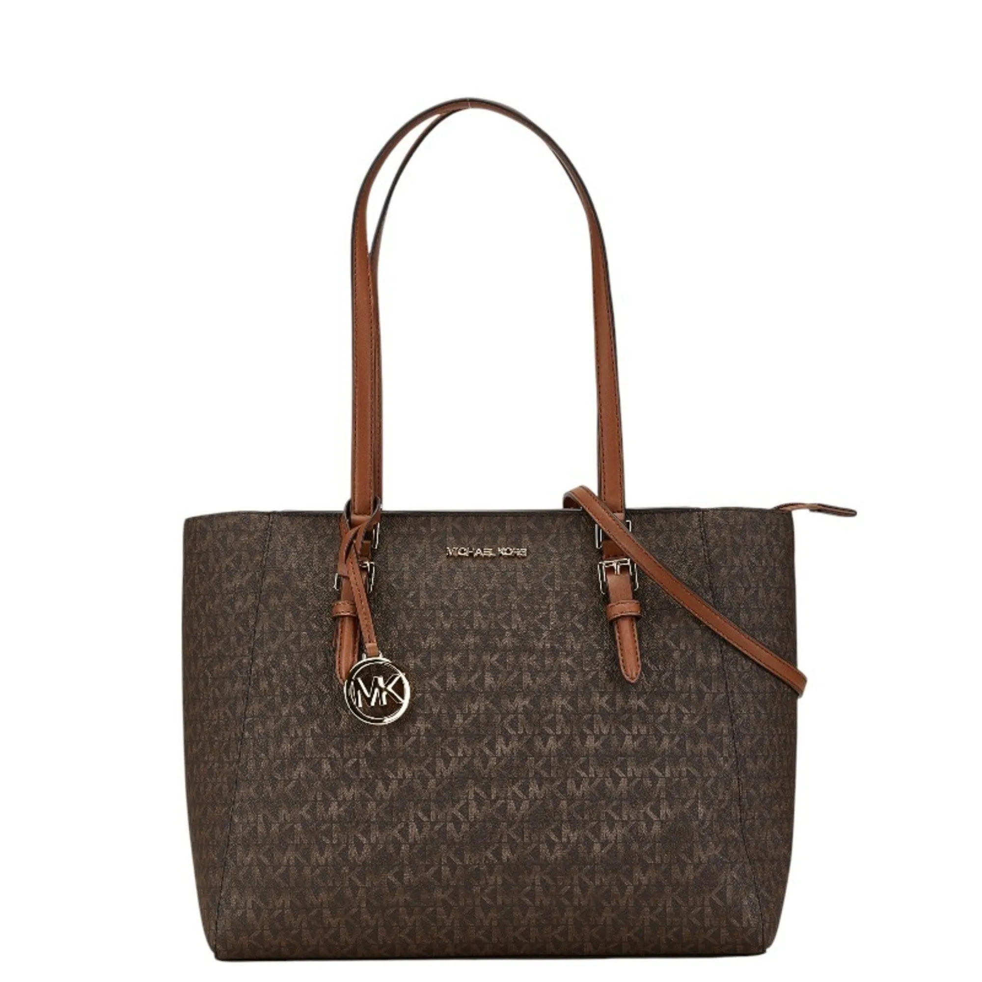 Michael Kors  Pvc Leather Shoulder Bag Tote Bag (Pre-Owned)