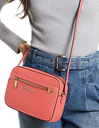 Michael Michael Kors Jet Set Large Saffiano Leather Crossbody Bag