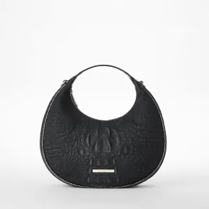 Mindy Crossbody Black Brahmin Luxe Leisure