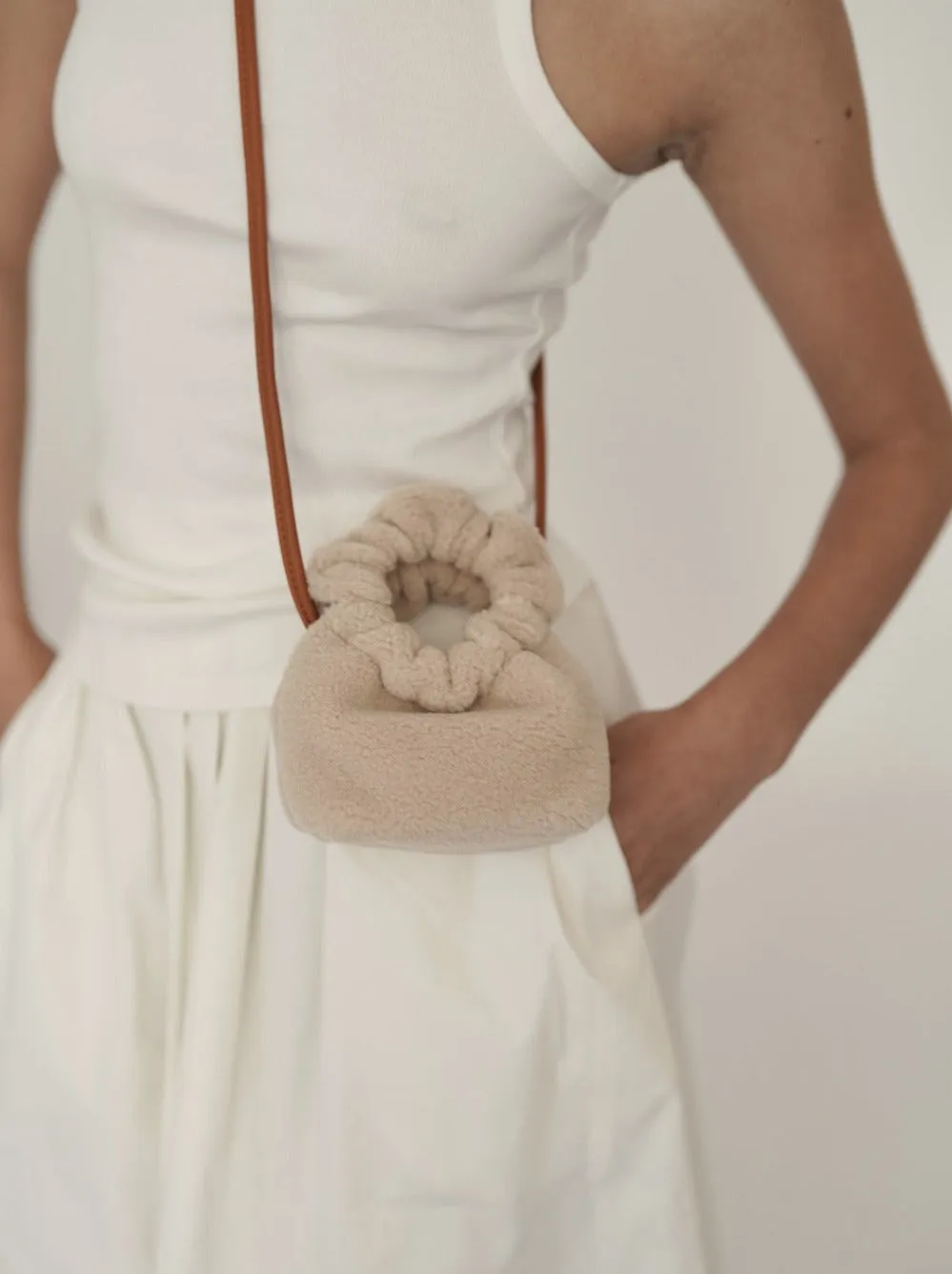 Mini Teddy Fur Super Cloud Bag (Final Sale)