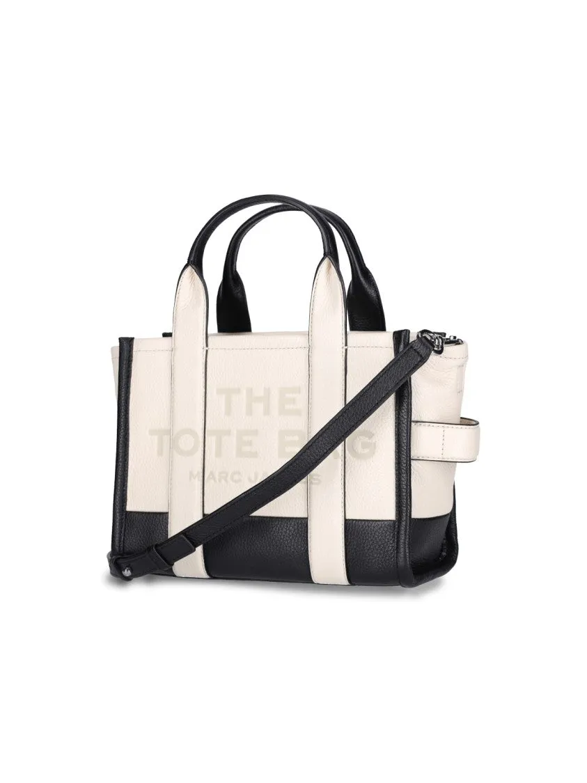 Mini 'The Colorblock' Tote Bag  Off-White