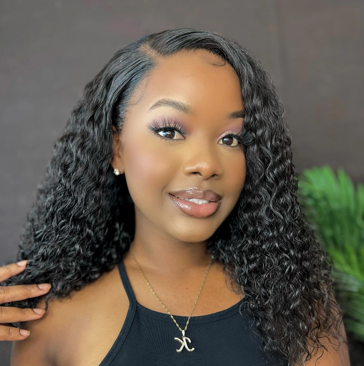 Mona| Preplucked Virgin Human Hair BOB  Lace  Wig| Deep Curly