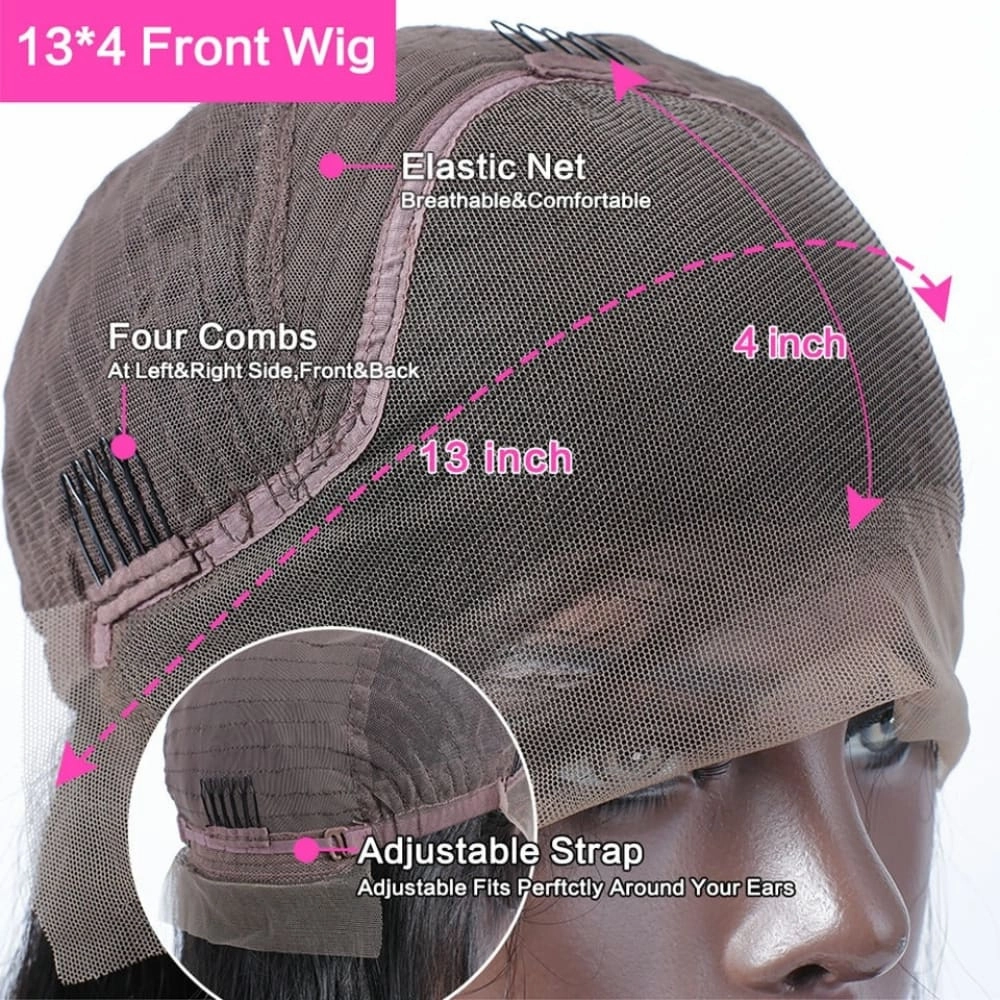 Mona| Preplucked Virgin Human Hair BOB  Lace  Wig| Deep Curly