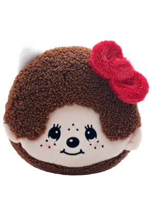 Monchhichi X Sanrio Hello Kitty Face Plush Cosmetic Bag -Limited Edition
