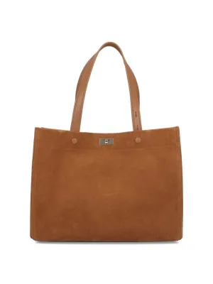 Mortimer" Small Tote Bag  Brown