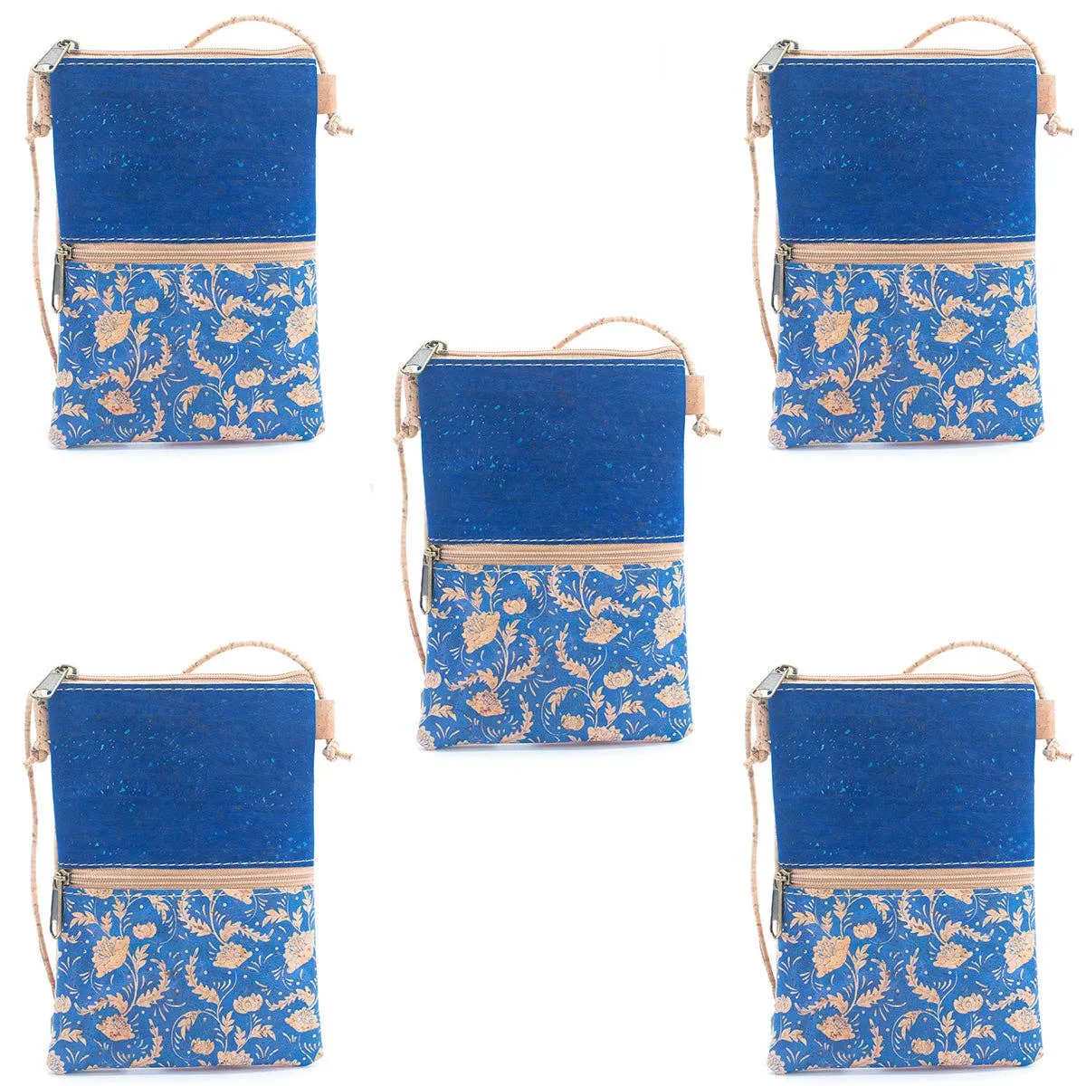 Natural Cork Portable Ladies' Phone Pouch (5units) BAGP-222