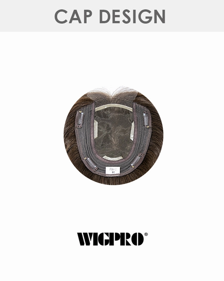 Natural Topper | Lace Front & Monofilament Top Remy Human Hair Wiglet by Wig Pro