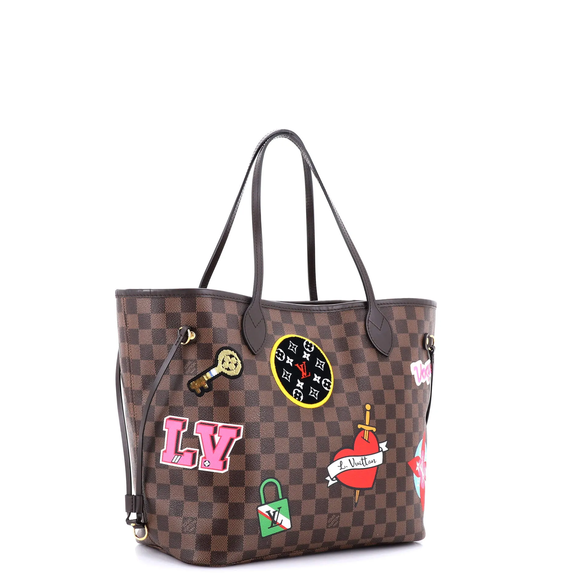 Neverfull NM Tote Limited Edition Patches Damier MM