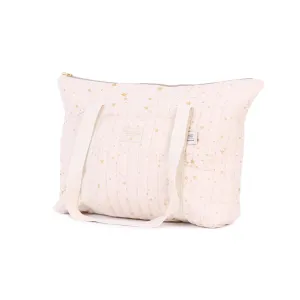 nobodinoz Paris Maternity Bag Gold Stella/Dream Pink