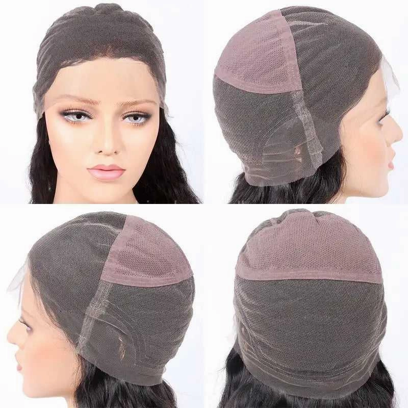 Olivia Dark Brown Curly Lace Front Human Hair Wig