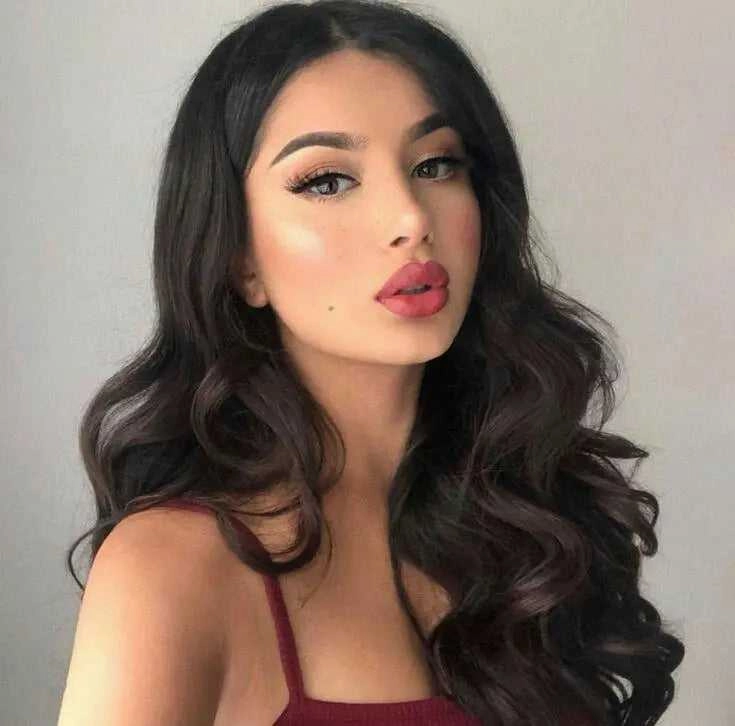 Olivia Dark Brown Curly Lace Front Human Hair Wig