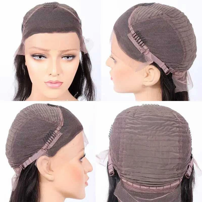 Olivia Dark Brown Curly Lace Front Human Hair Wig