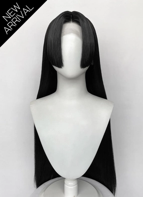 One Piece Boa Hancock Yaki Jet Black Straight Lace Front Synthetic Wig LF8047