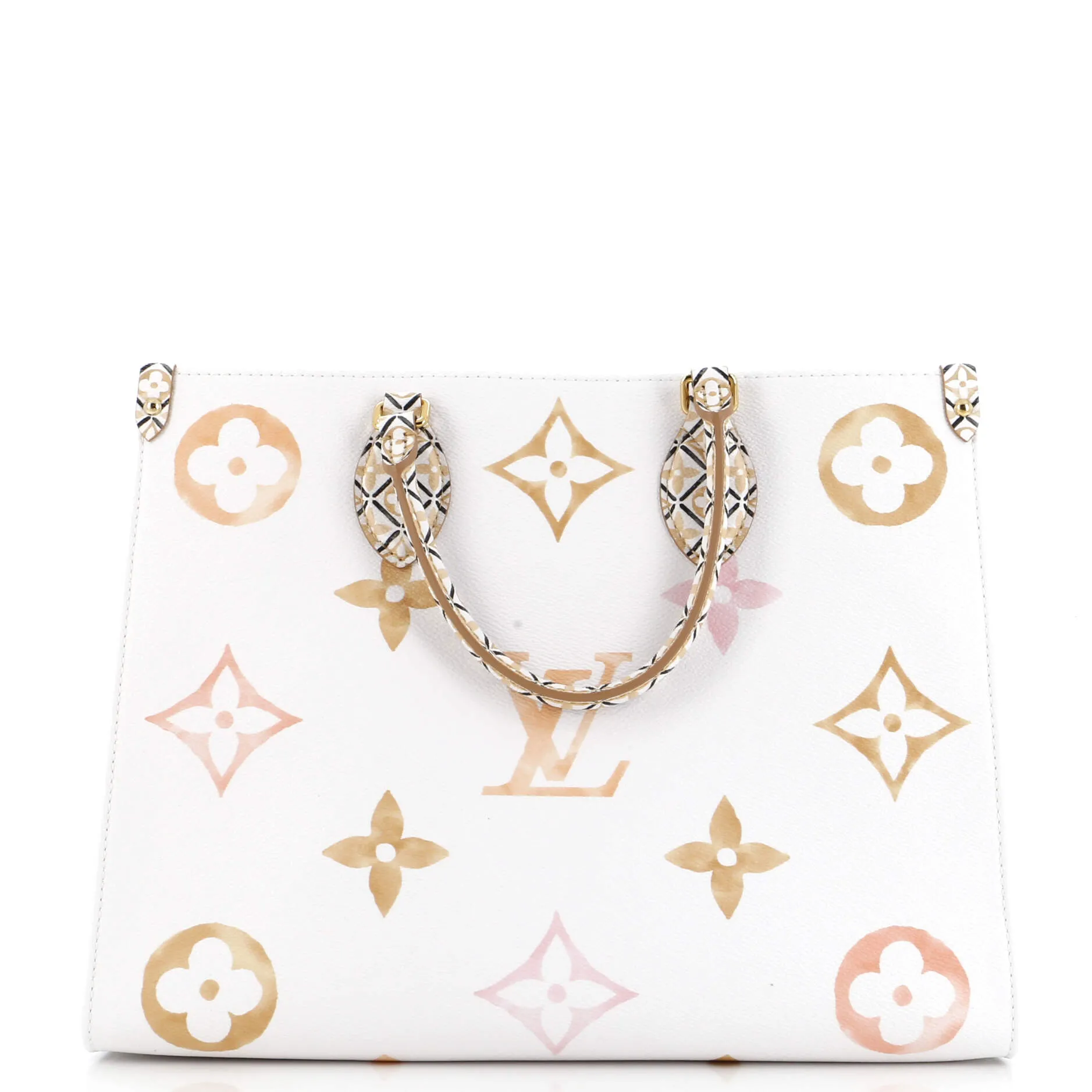 OnTheGo Tote By The Pool Monogram Watercolor Giant MM