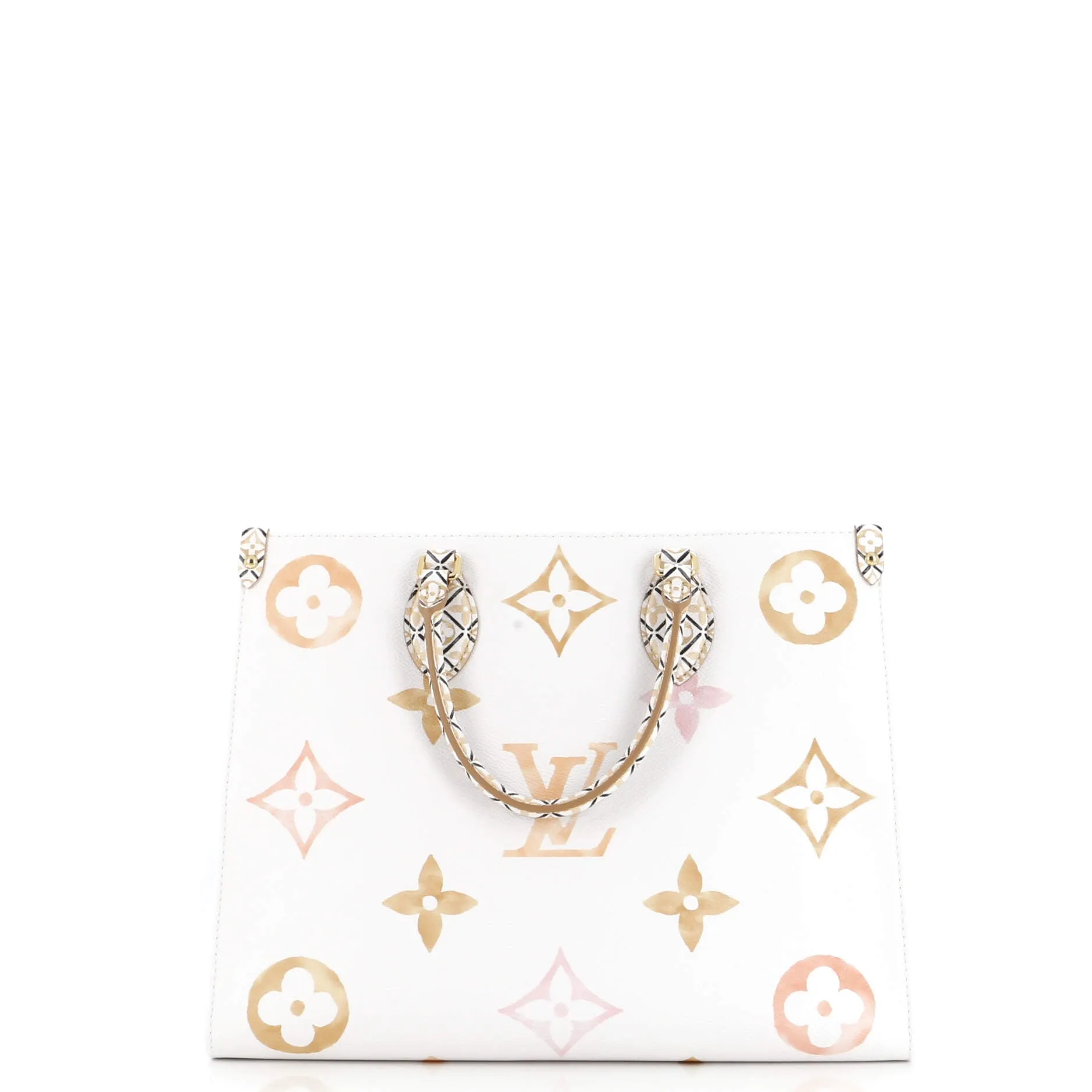 OnTheGo Tote By The Pool Monogram Watercolor Giant MM
