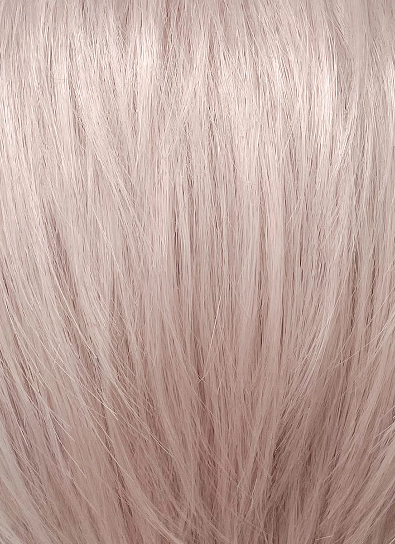 Pastel Pale Plum Straight Lace Front Synthetic Men's Wig LF6017