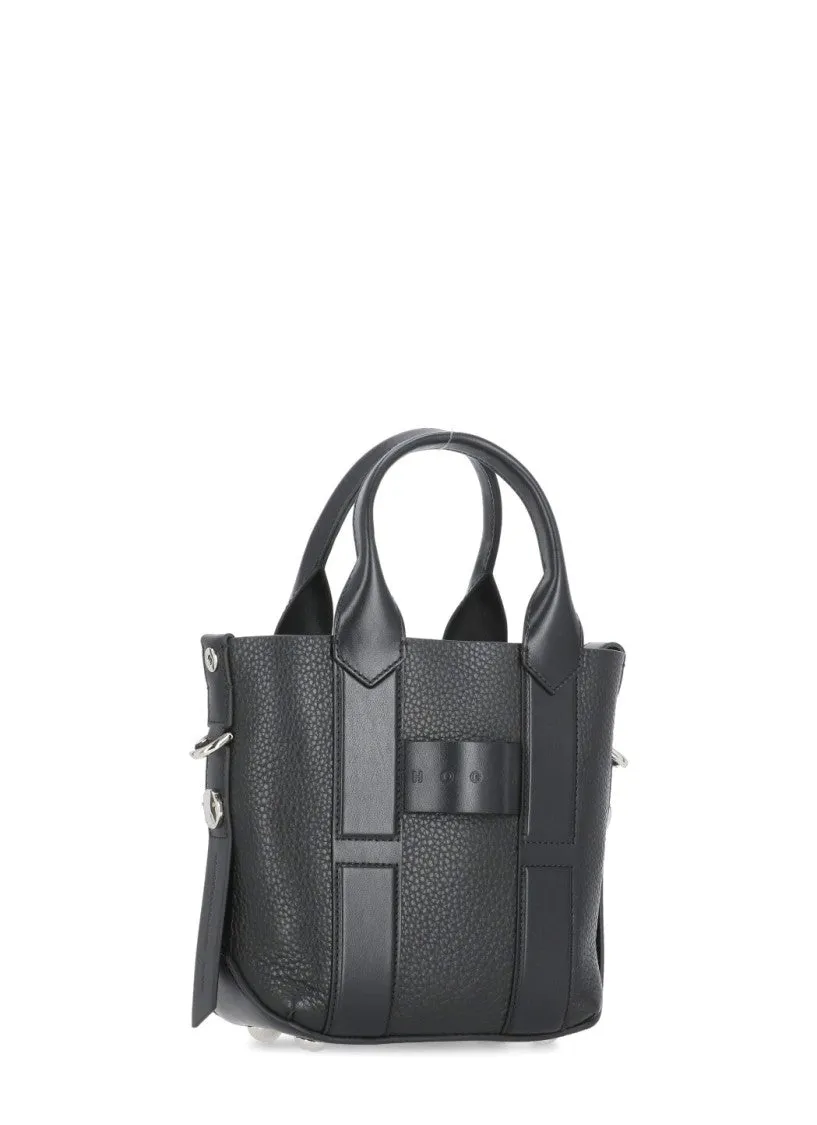 Pebbled Leather Hand Bag
