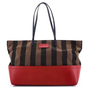 Pequin Roll Tote Canvas and Leather