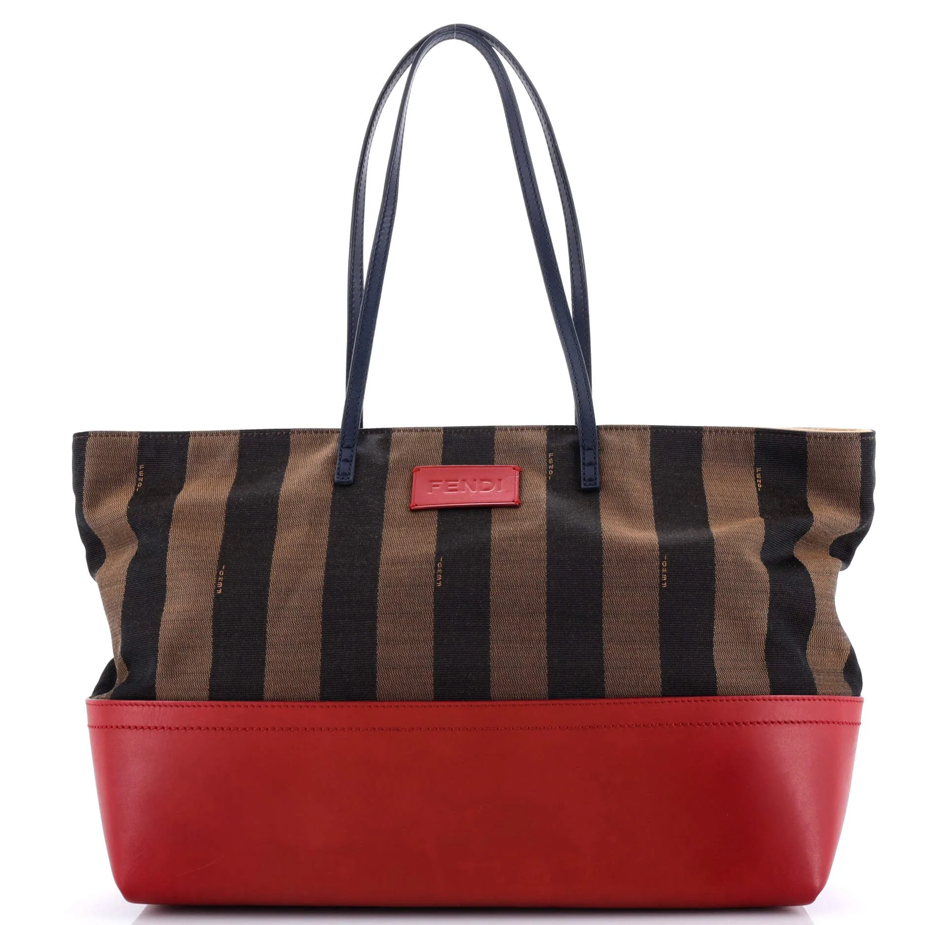 Pequin Roll Tote Canvas and Leather