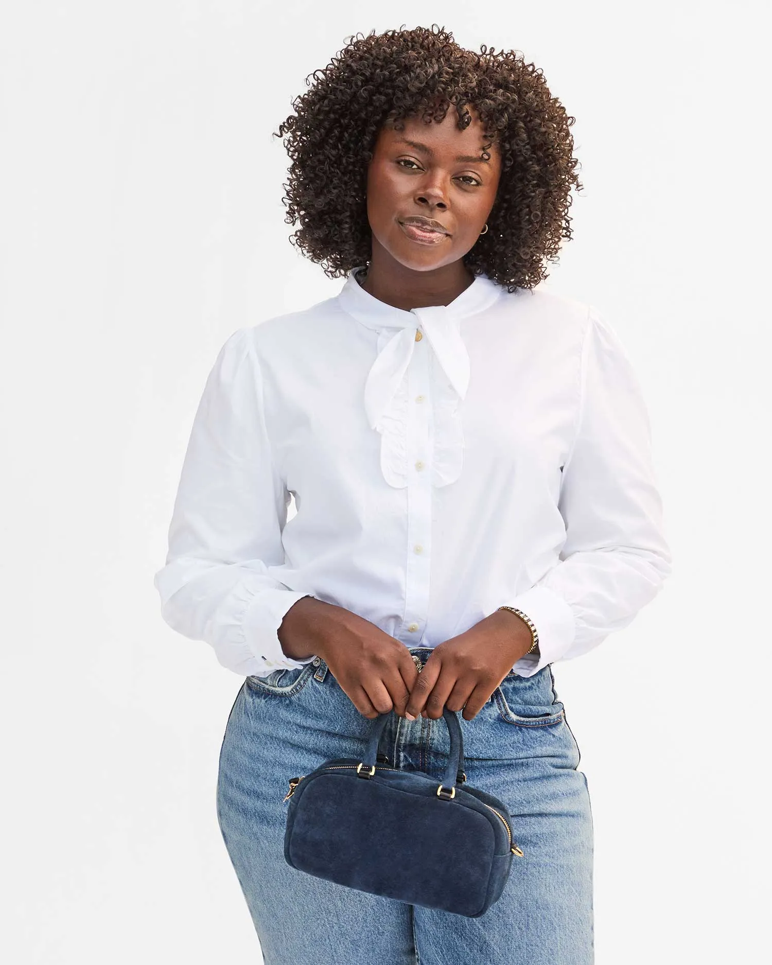 Petite Claudine Handbags - Crossbody - Petite Claudine Bright Navy Suede