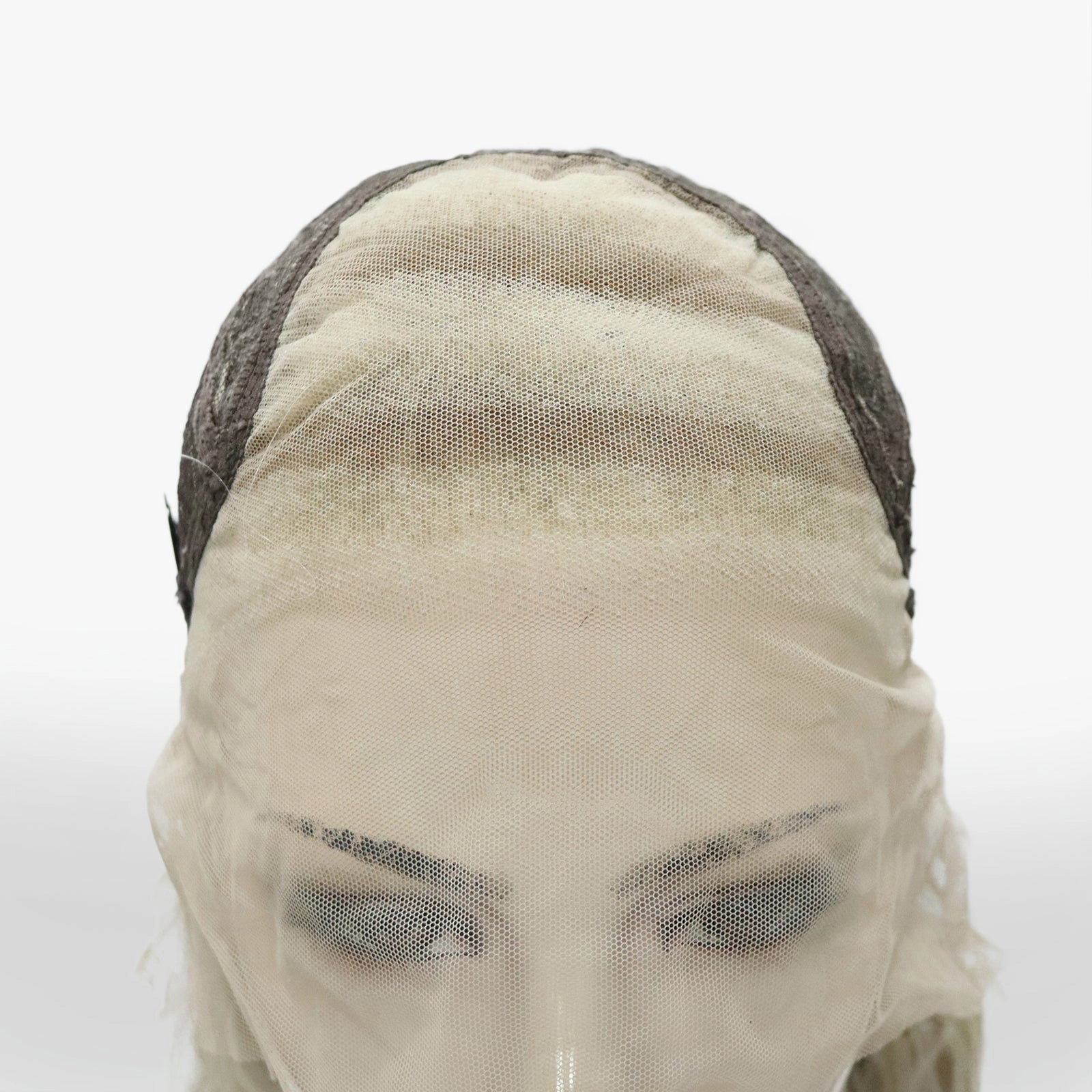 Phoebe Skunk Stripe Cream Blonde With Highlight Water Wave 13*4 Lace Front Wig
