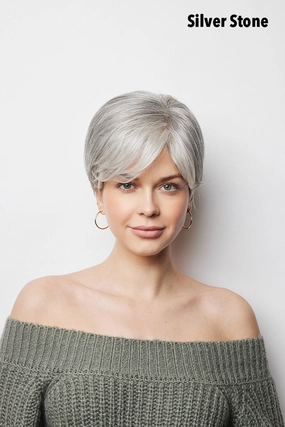 Pixie TP Mono HT Topper by Amore | Heat Friendly Synthetic Hair