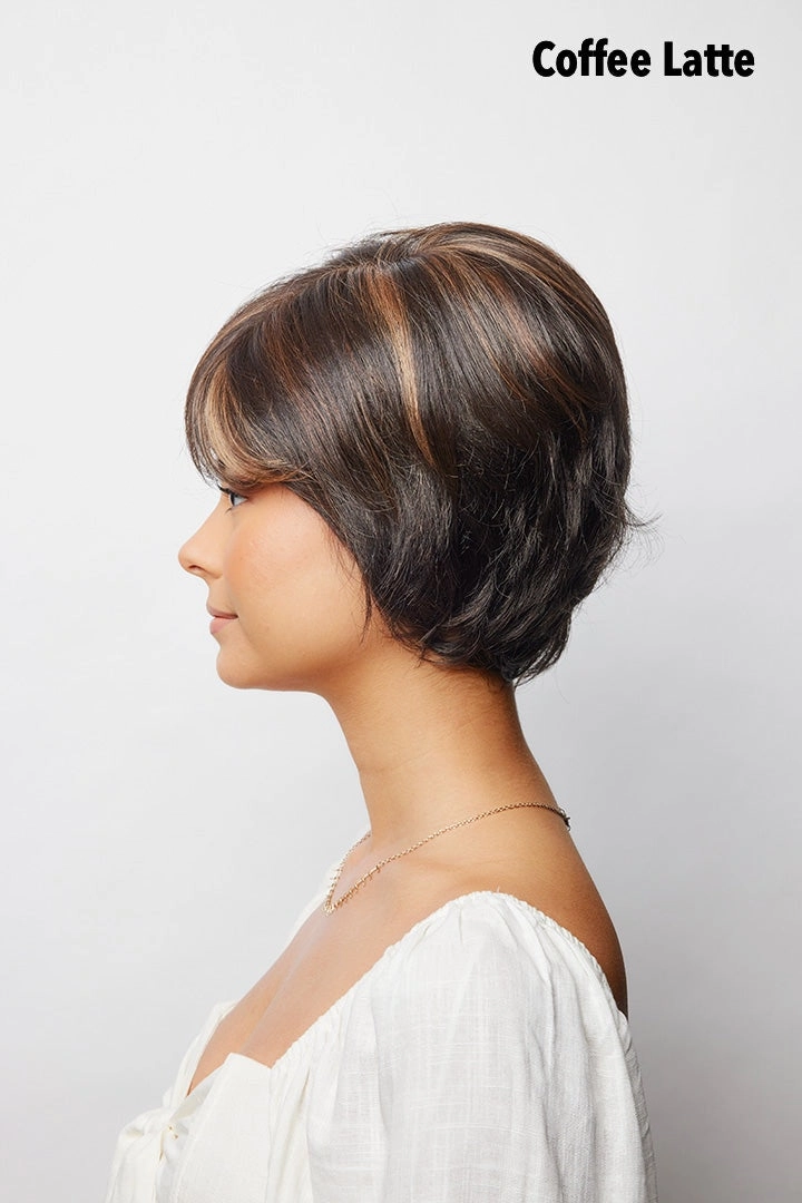 Pixie TP Mono HT Topper by Amore | Heat Friendly Synthetic Hair