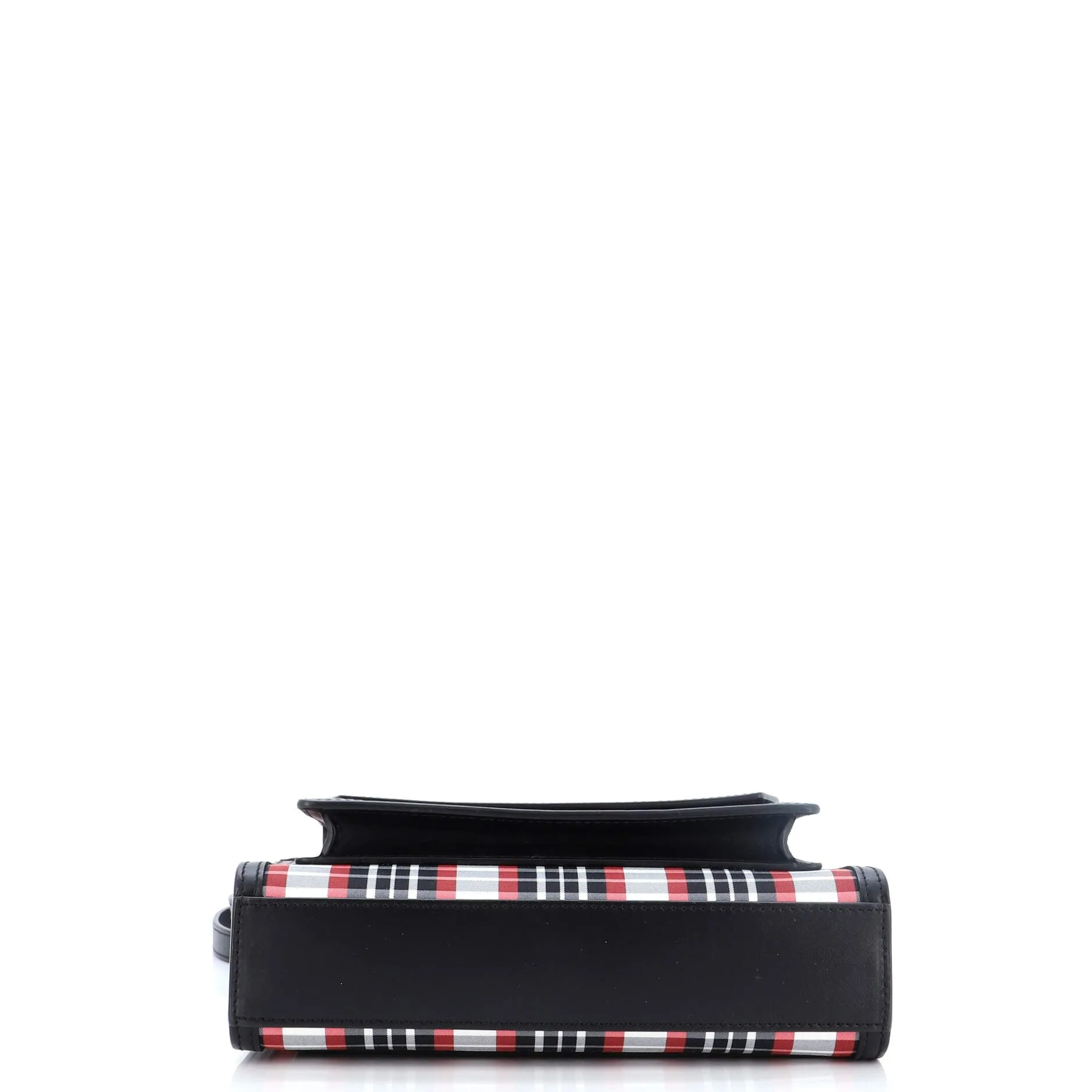 Pocket Tote Printed Nylon with Leather Mini