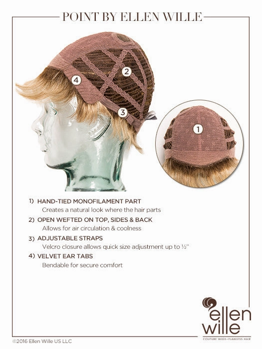 Point Wig by Ellen Wille | Synthetic Hair | Petite/Average Cap