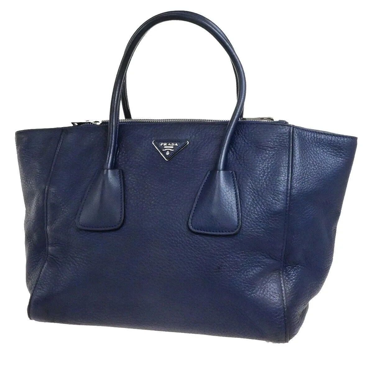 Prada Cervo Leather Tote Bag (Pre-Owned)