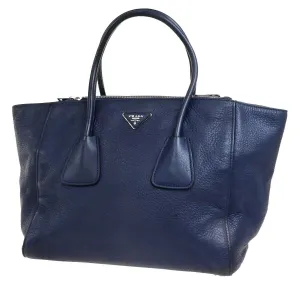 Prada Cervo Leather Tote Bag (Pre-Owned)