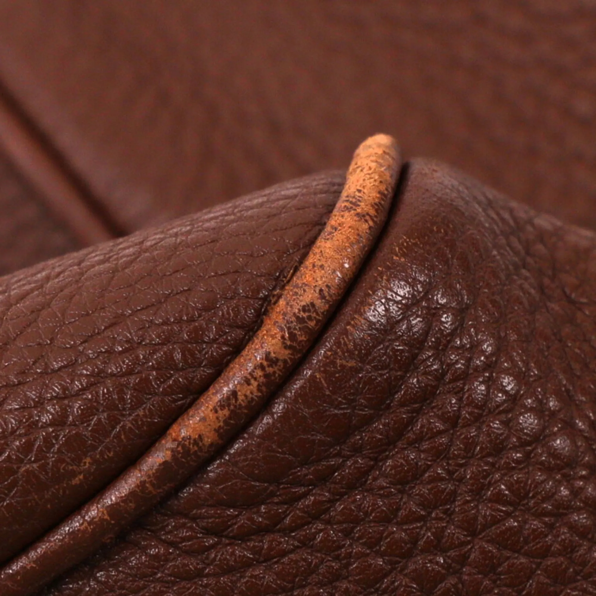 Prada Vitello Daino Small Tote in Brown Leather