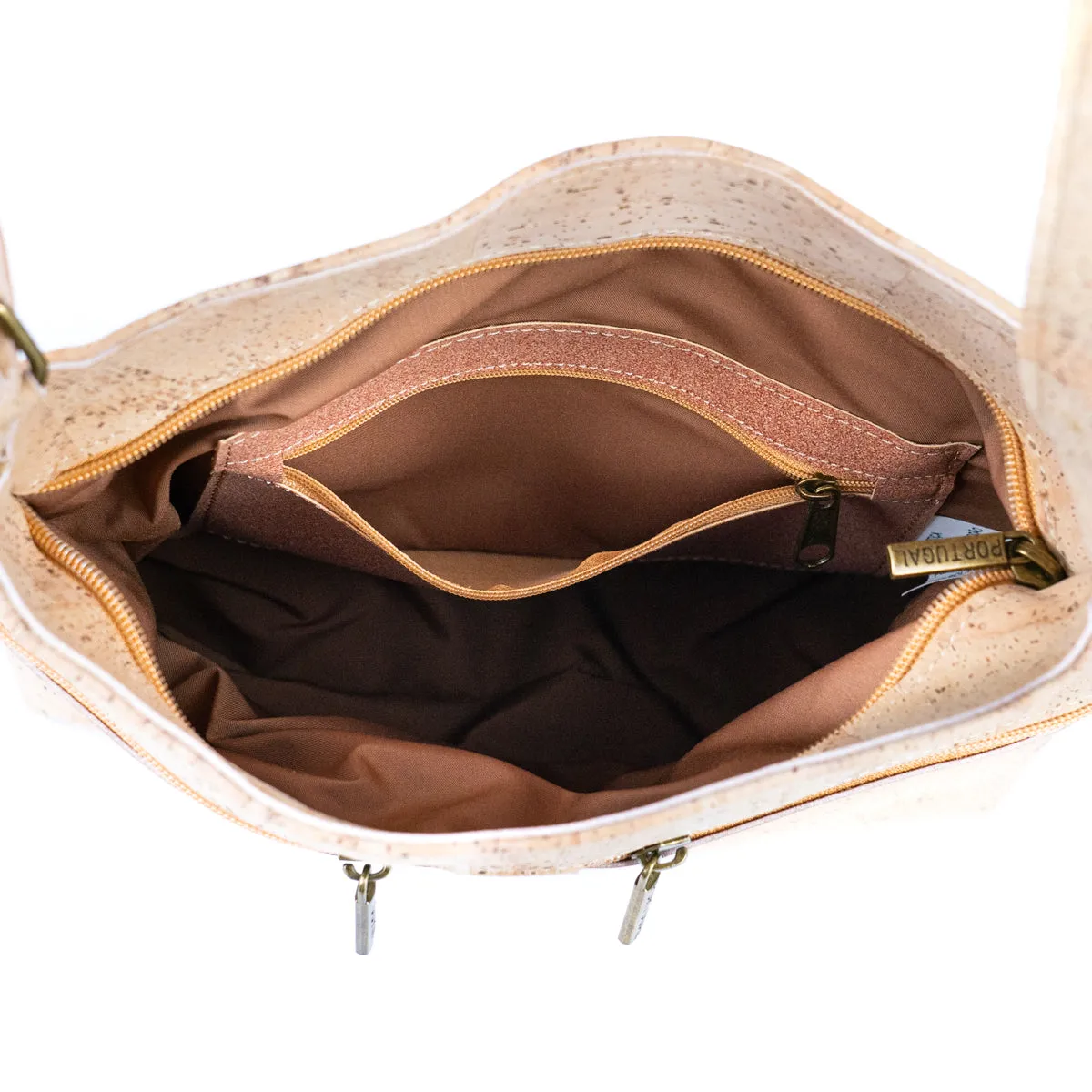 Premium Natural Cork Crossbody Bag ?C Thickened & Minimalist Design BAGP-293