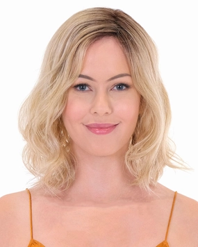 Premium 100% Handmade Topper 14 Wave | Synthetic Hair by Belle Tress